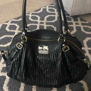 Authentic Coach Madison Quilted Hobo  Handbag